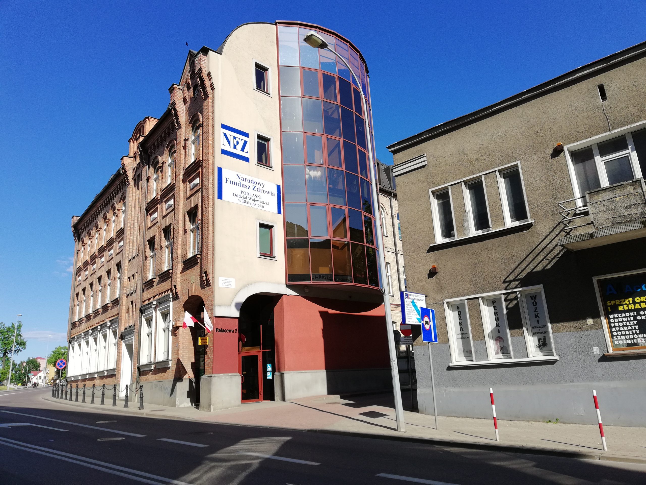 Budynek NFZ w Białymstoku