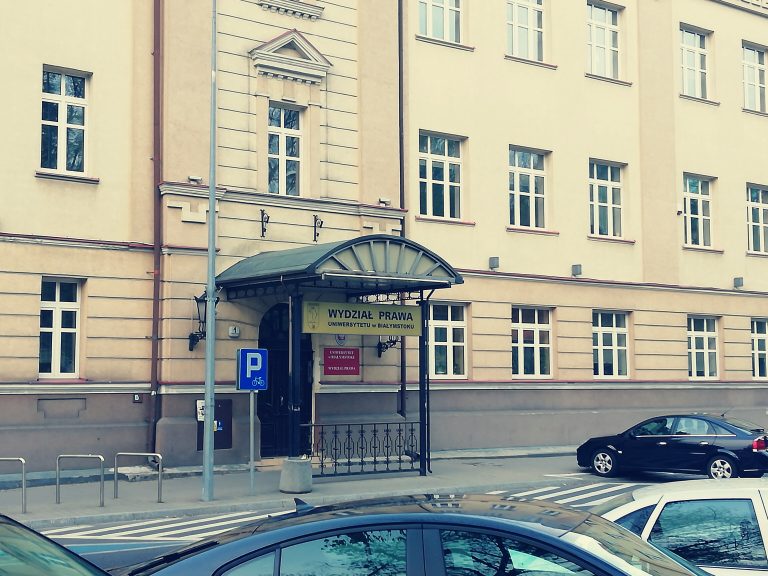 Budynek wydziału prawa UwB