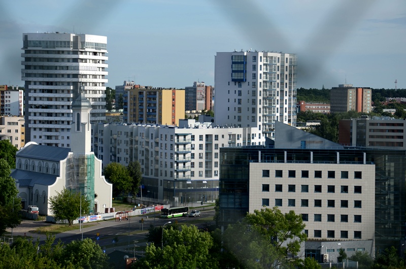 Osiedle bloków mieszkaniowych