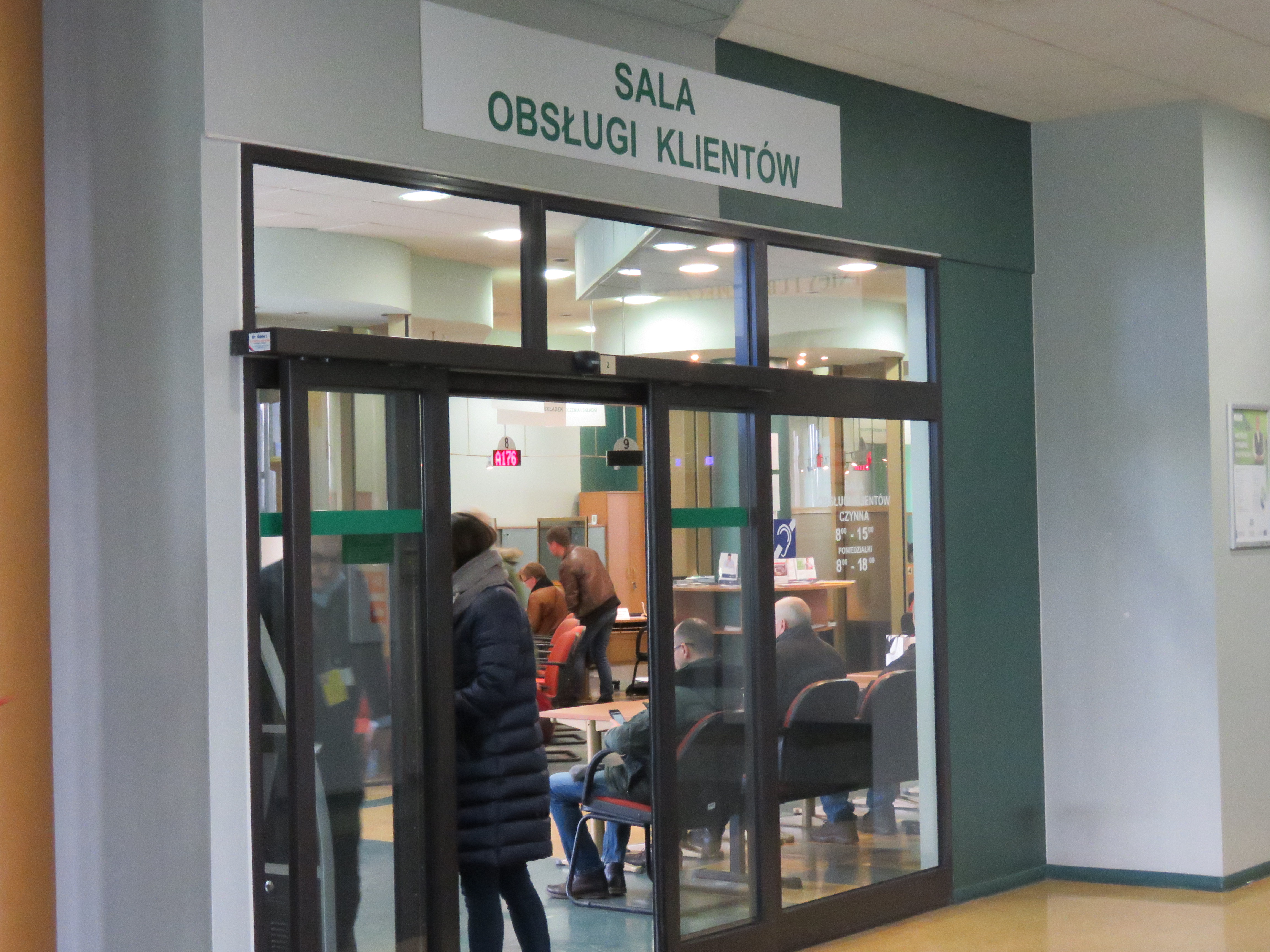 sala obsługi klientów zus