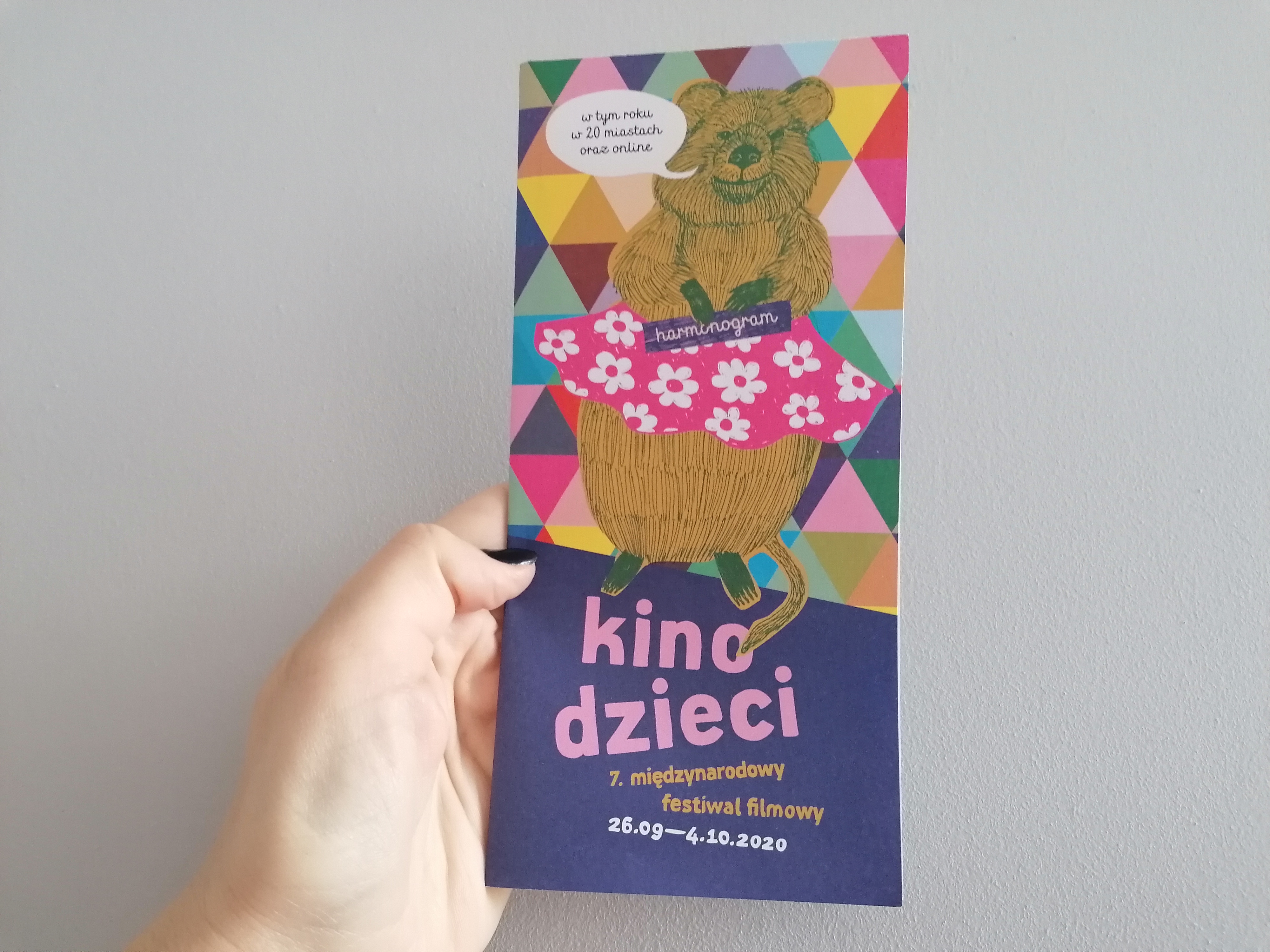 ulotka reklamowa festiwalu kino dzieci