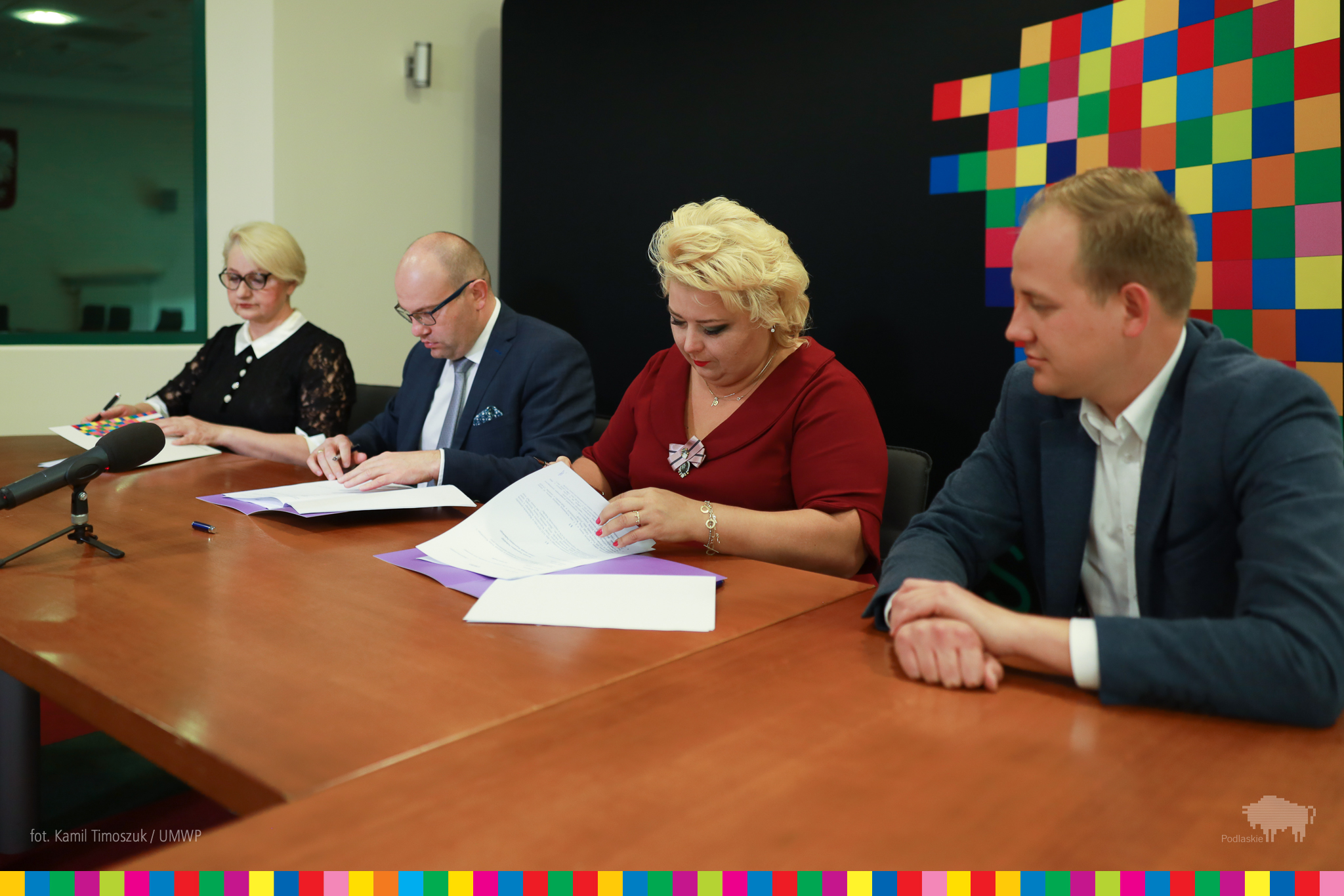 podpisanie umowy z gminą Sokółka na dofinansowanie budowy wiaduktu w Sokółce