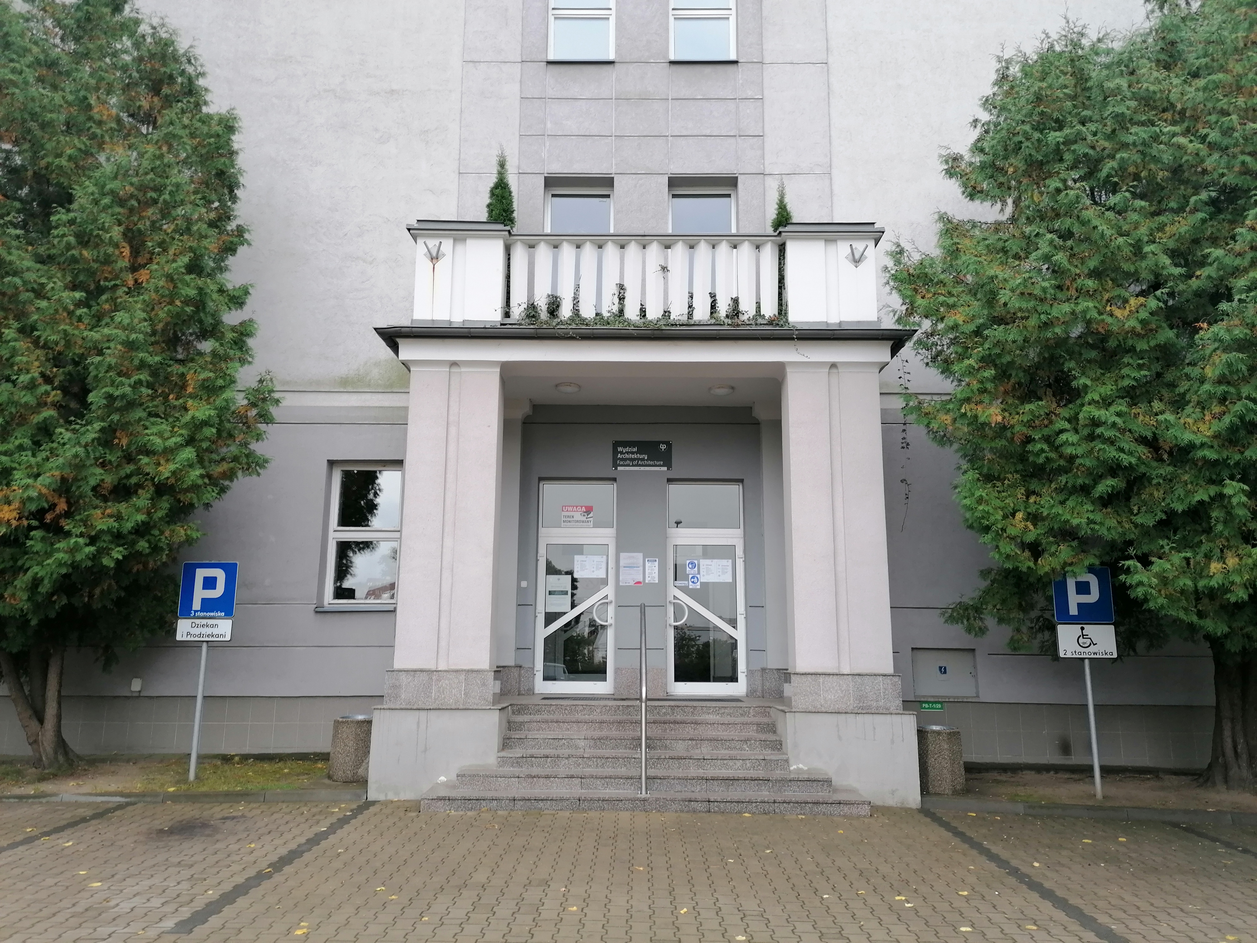 Budynek wydziału architektury Politechniki Białostockiej