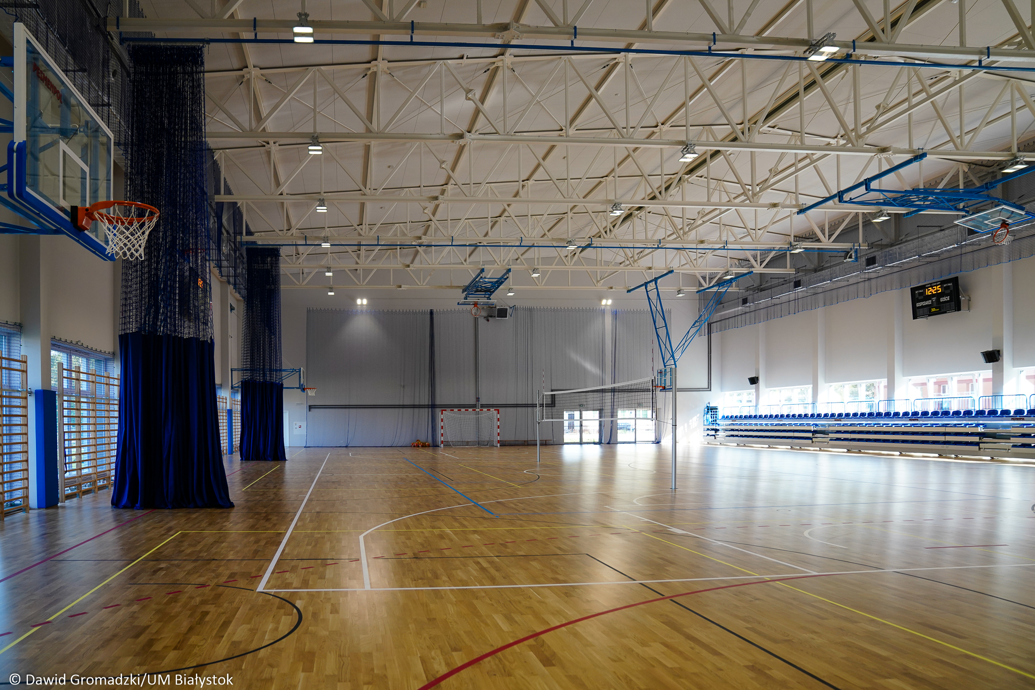 Nowoczesna hala sportowa w białostockim mechaniaku