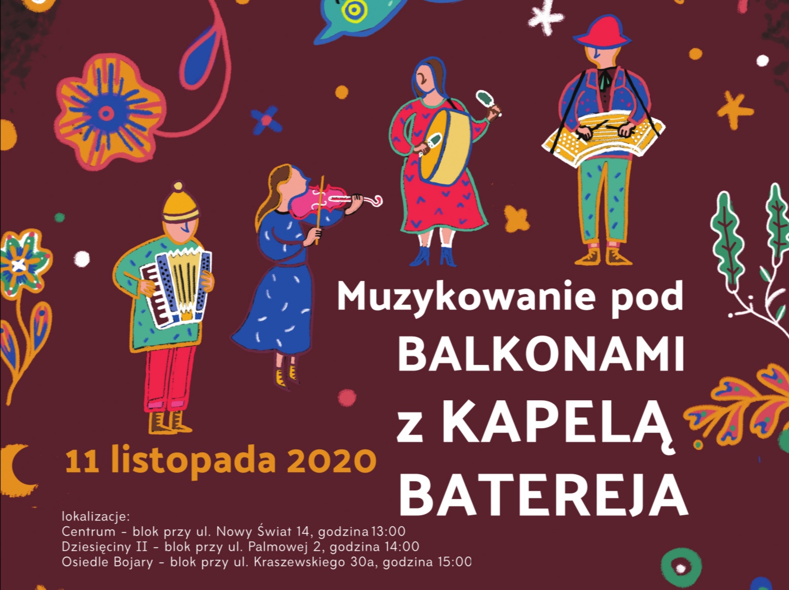 plakat akcji wspólne muzykowanie
