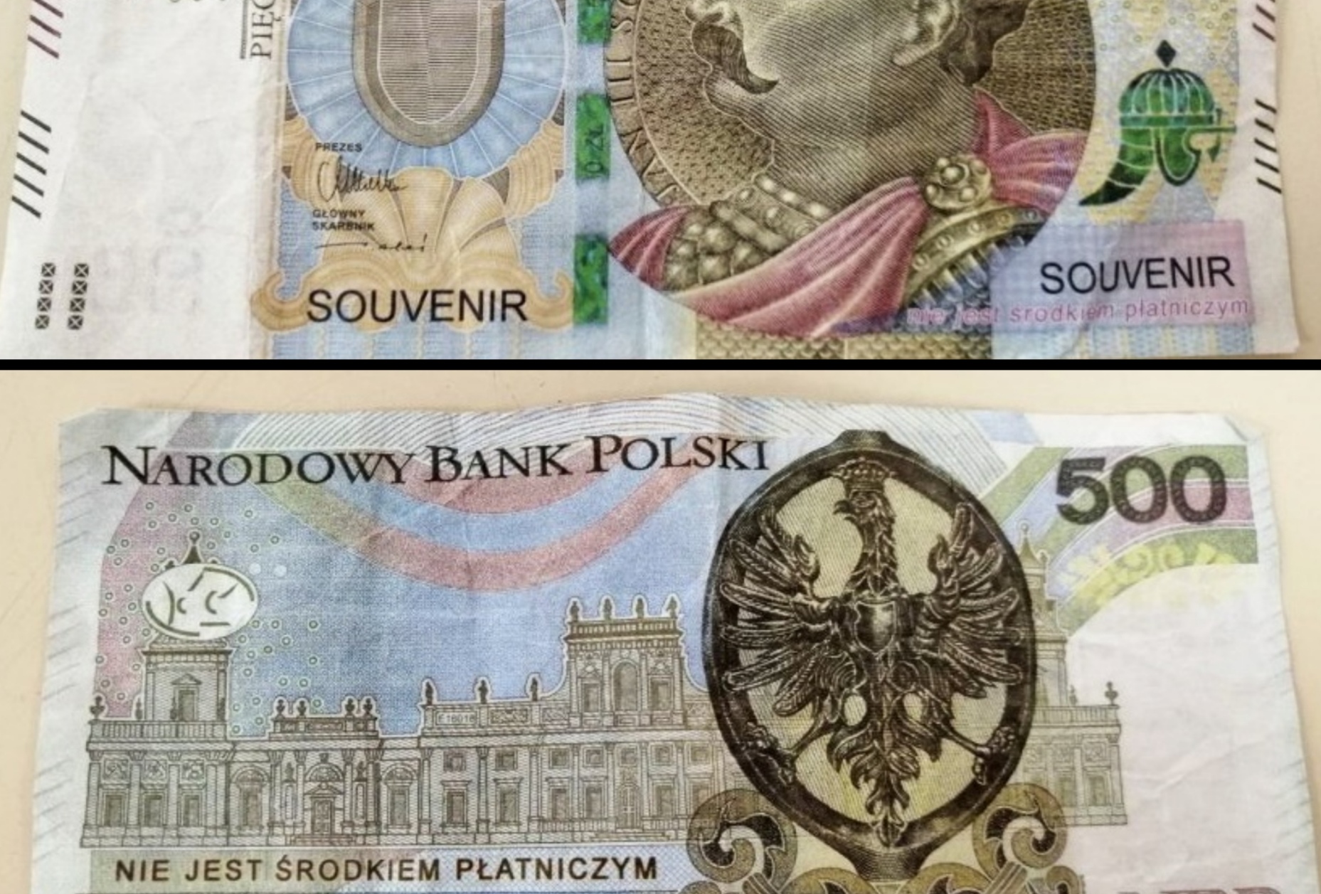 fałszywe bankoty