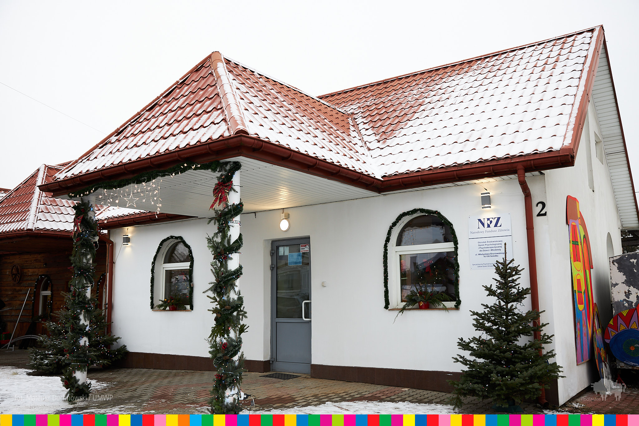 Wejście do budynku przychodni