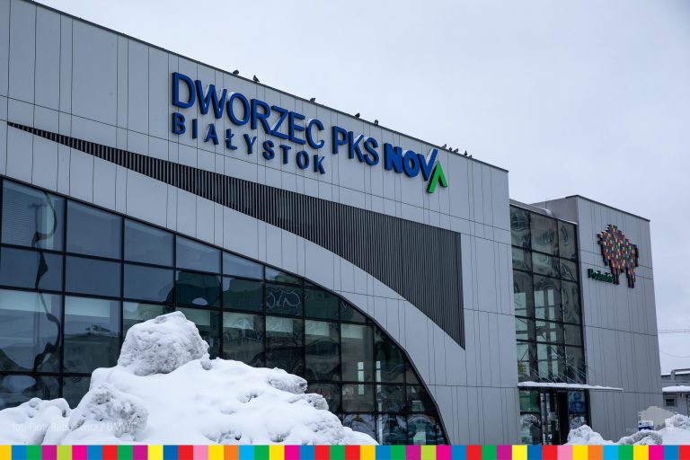 budynek dworca pks nova białystok