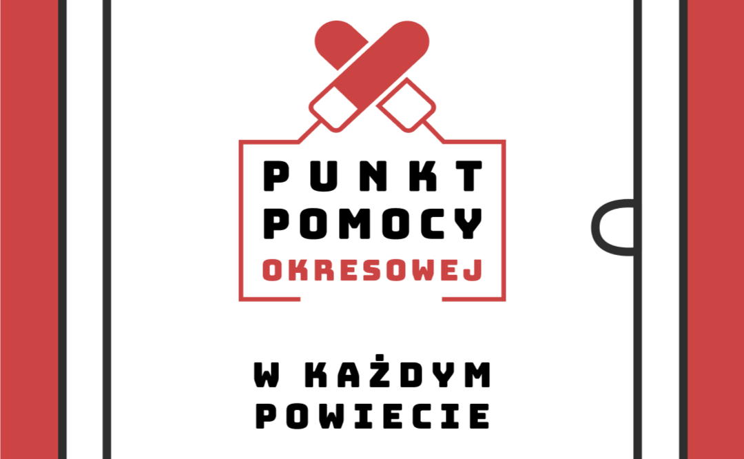 Logo akcji dotyczącej utworzenia punktów pomocy okresowej