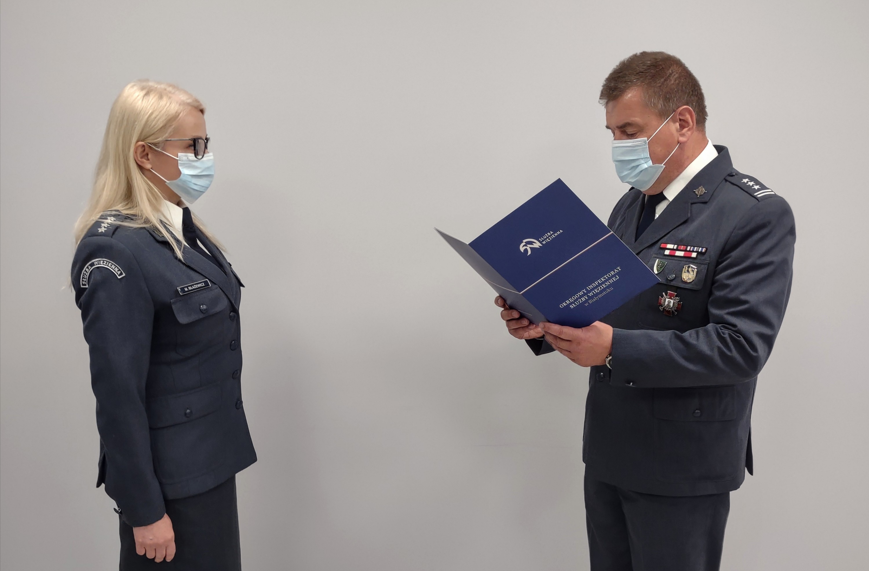 Nowa dyrektor Zaqkładu Karnego odbiera mianowanie na nową funkcję