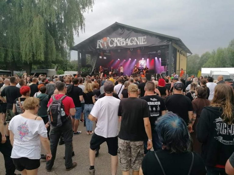 Scena festiwalu Rock na Bagnie
