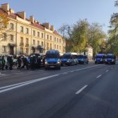 policjanci na ulicy