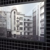 zdjecia modernistyczny budynków Kowna na wystawie na na Wydziale Architektury Politechniki Białostockiej