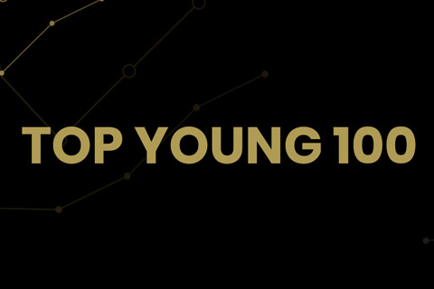 Grafika z napisem Top Young 100