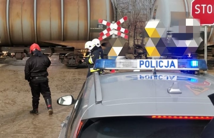 wypadek na torach