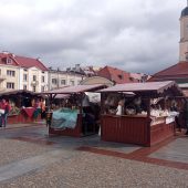 Stragany na Jarmarku Wielkanocnym na Rynku Kościuszki