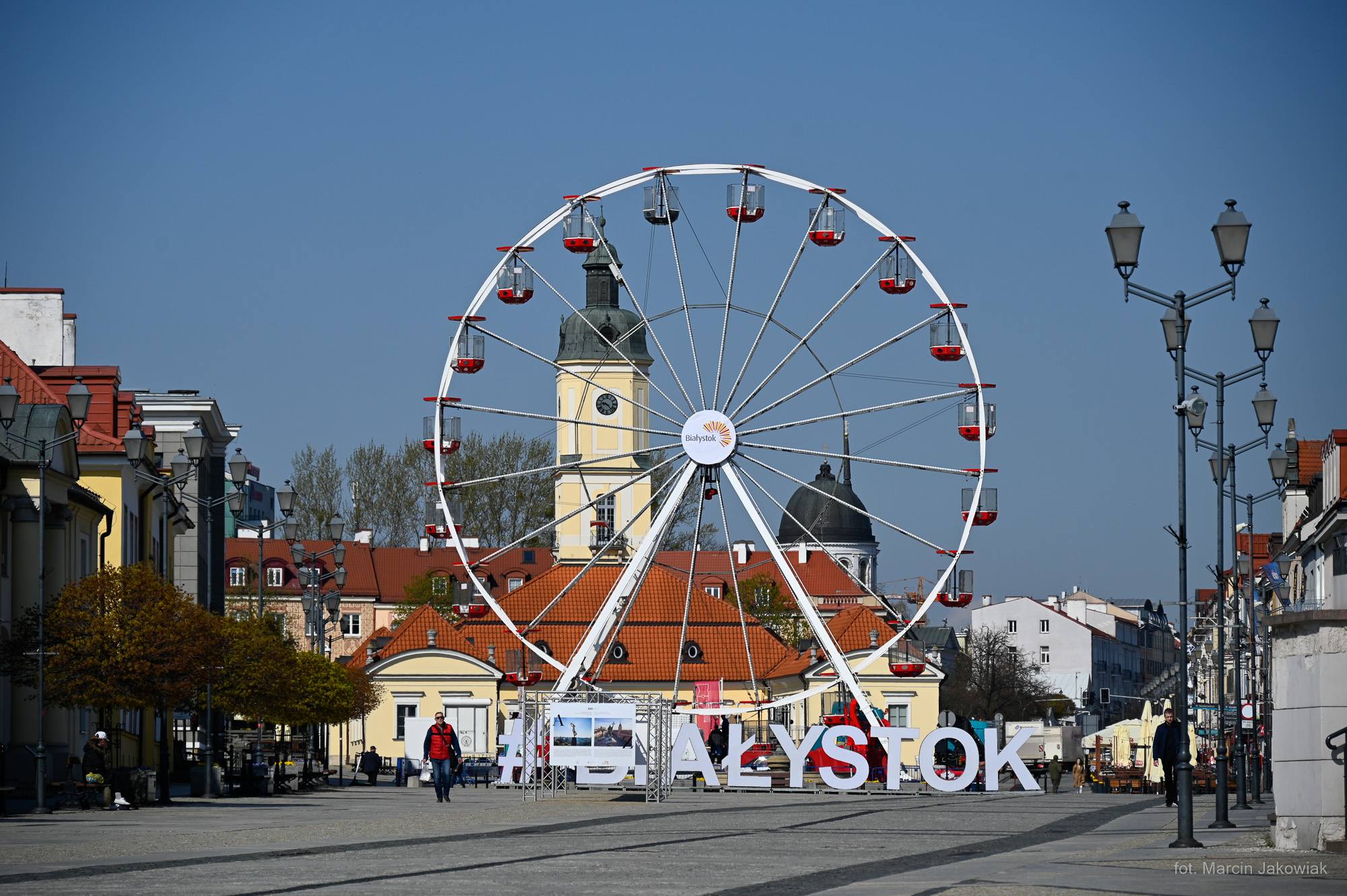 Biabelski młyn w centrum miasta