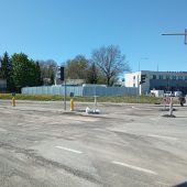 Ulica Łomżyńska bez asfaltu