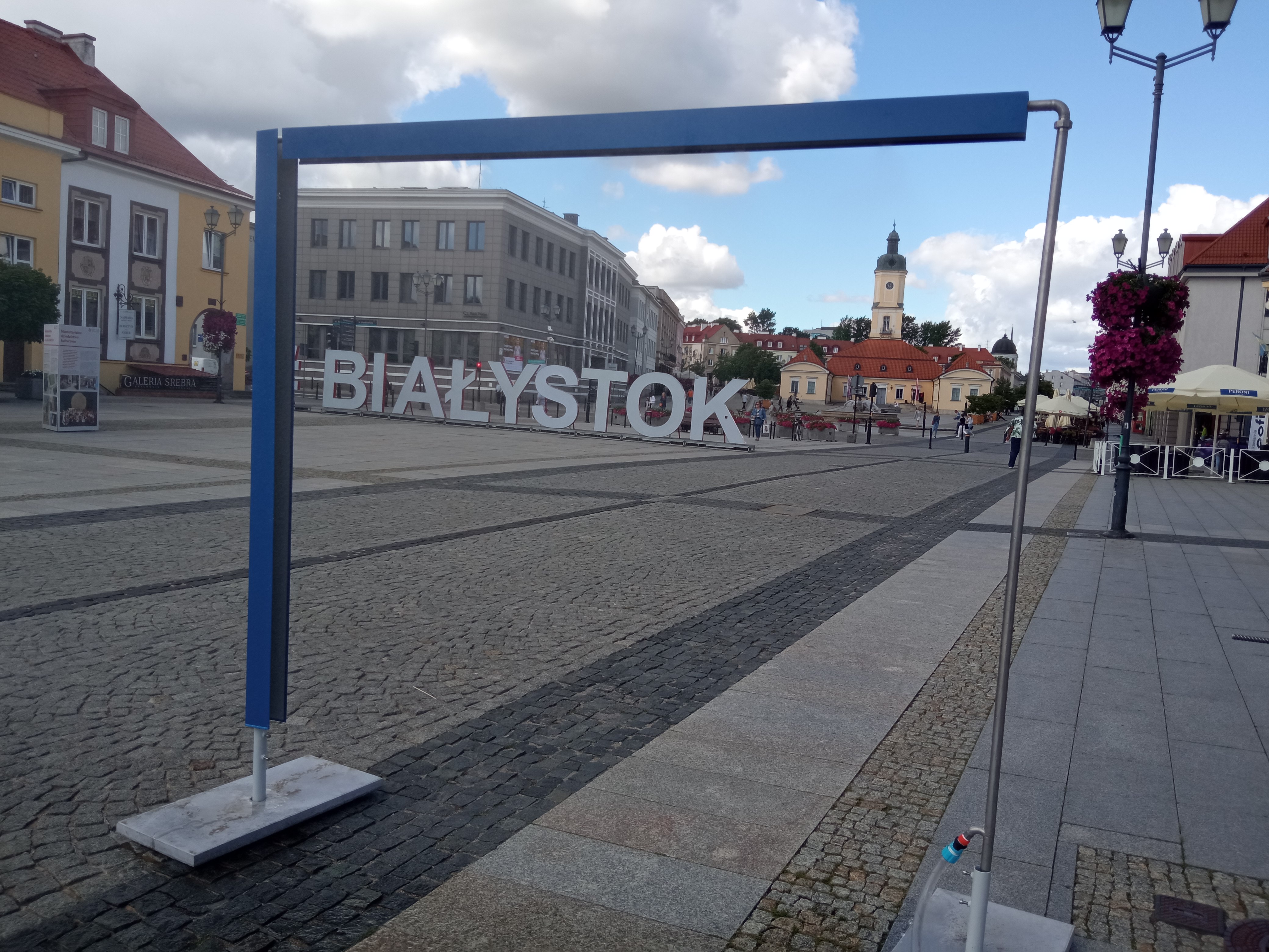 Ustawiona kurtyna wodna mgiełkowa