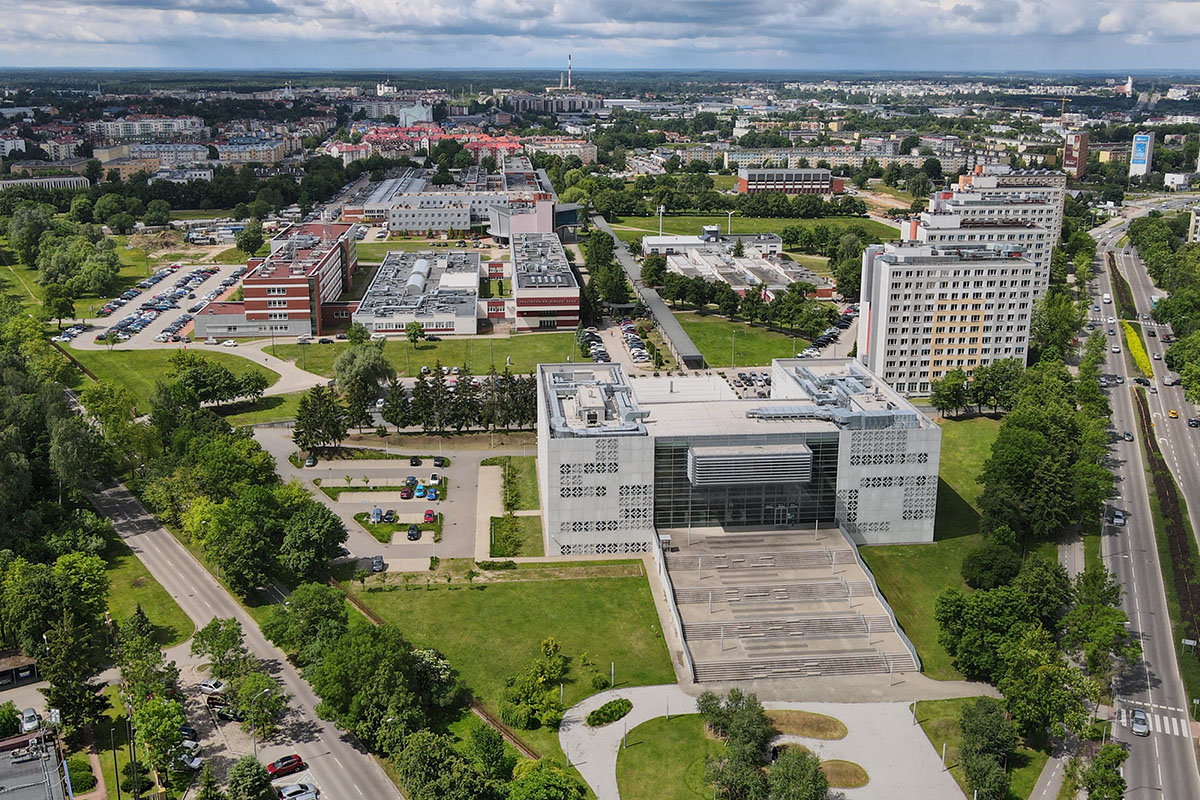 Kampus Politechnika Białostocka z drona