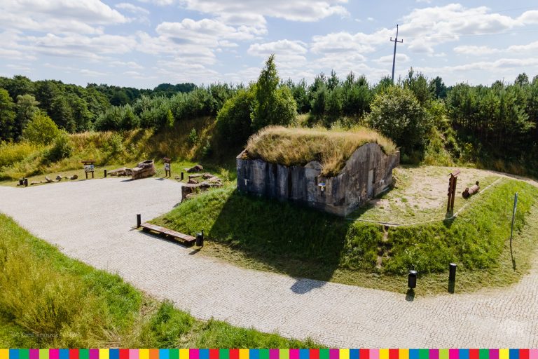 widok z lotu ptaka na bunkier