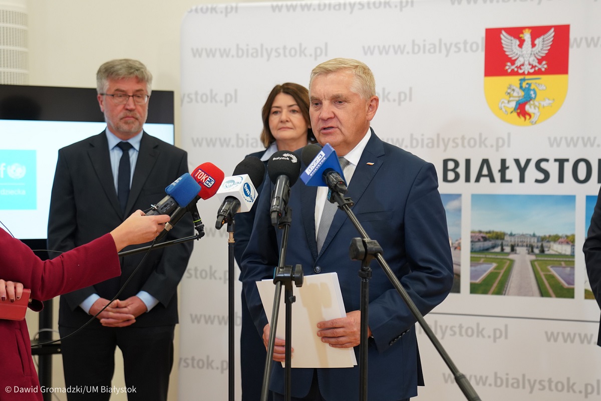 Niemal 25 mln zł dla Białegostoku z UNICEF-u