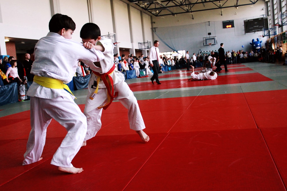 Mali judocy na macie