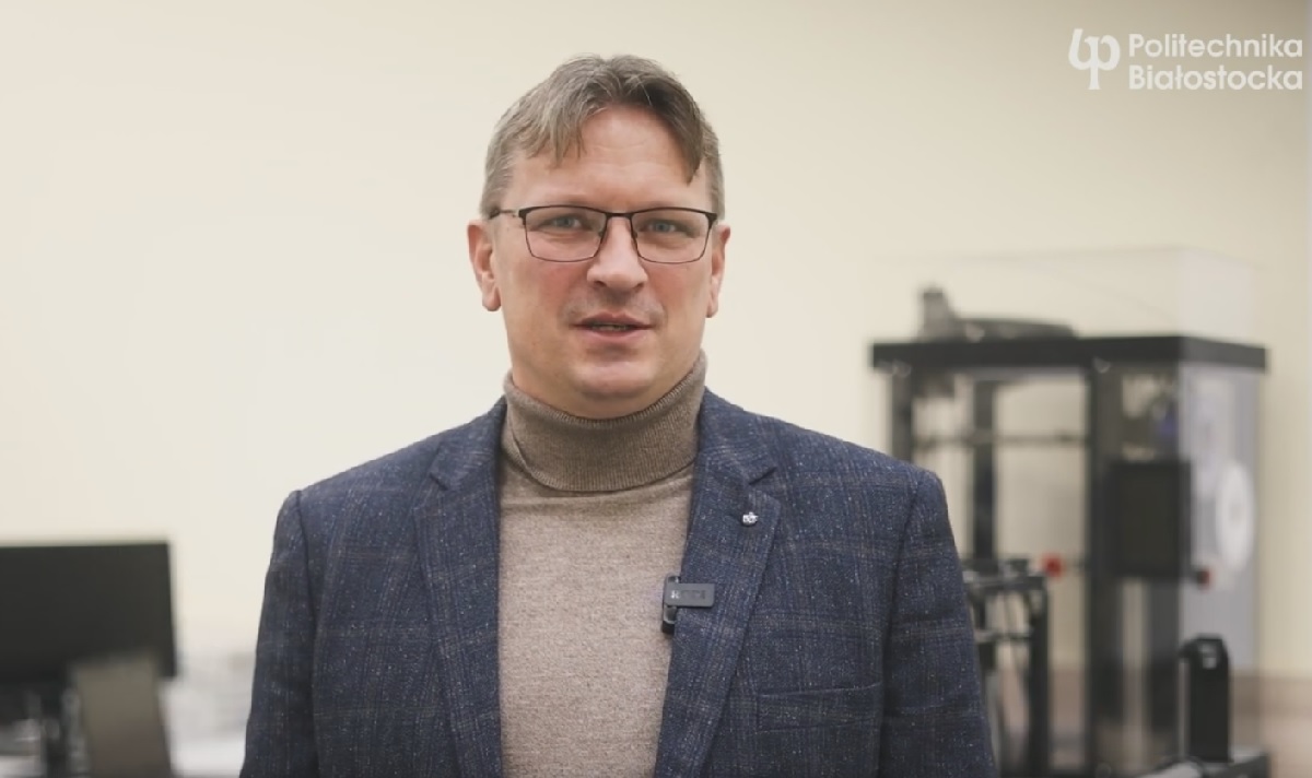 Dr inż. Piotr Borkowski z Instytutu Inżynierii Biomedycznej Wydziału Mechanicznego Politechniki Białostockiej