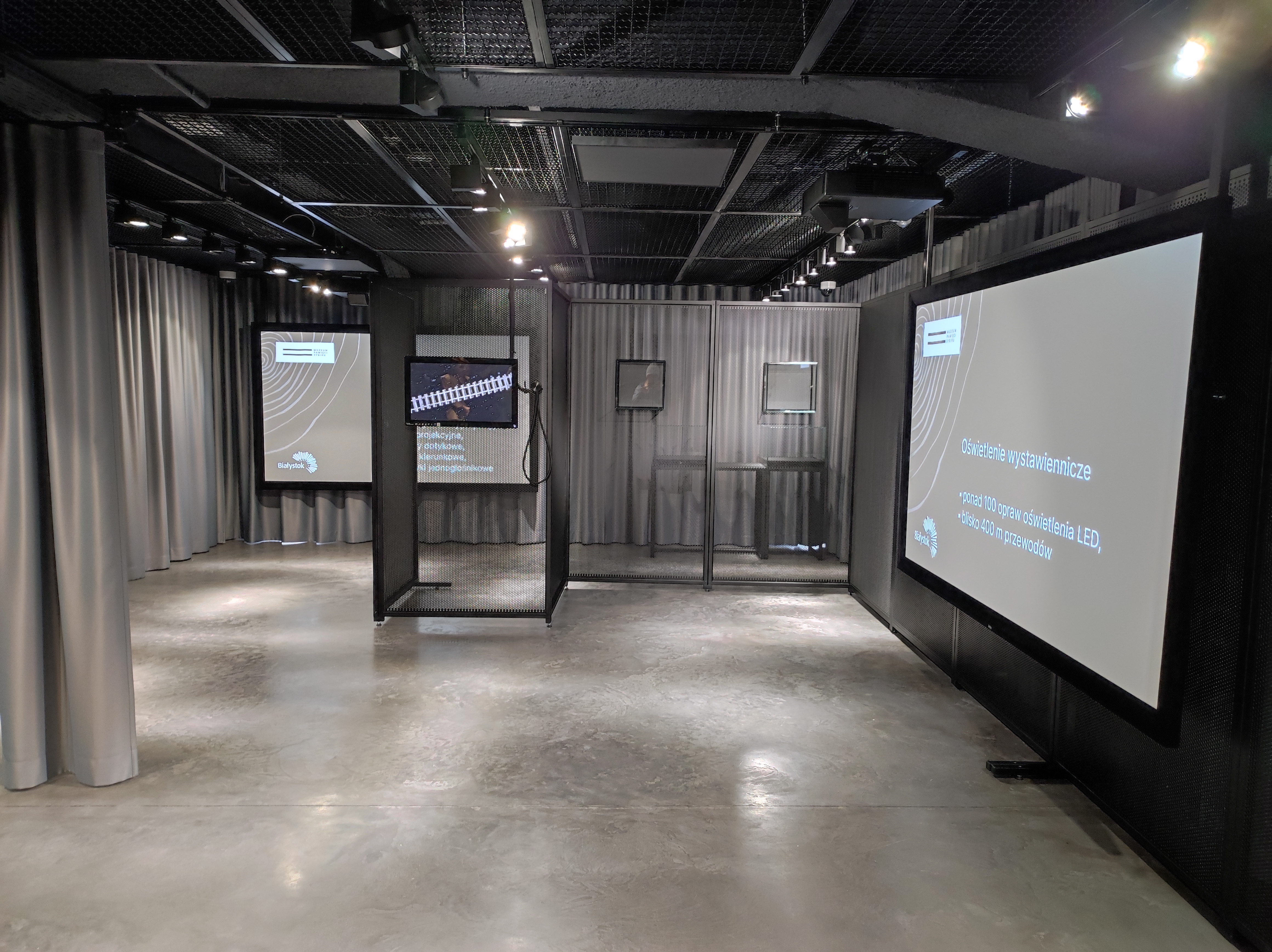 Przestrzeń wystaw czasowych w Muzeum Pamięci Sybiru