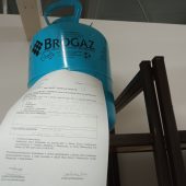 Butla gazowa w Biurze Rzeczy Znalezionych