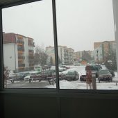 Widok z okna w nowym mieszkaniu