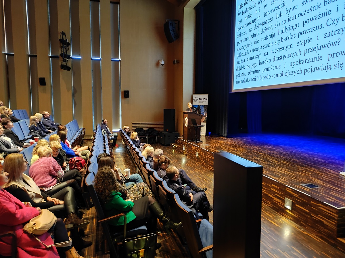 Aula wypełniona uczestnikami konferencji