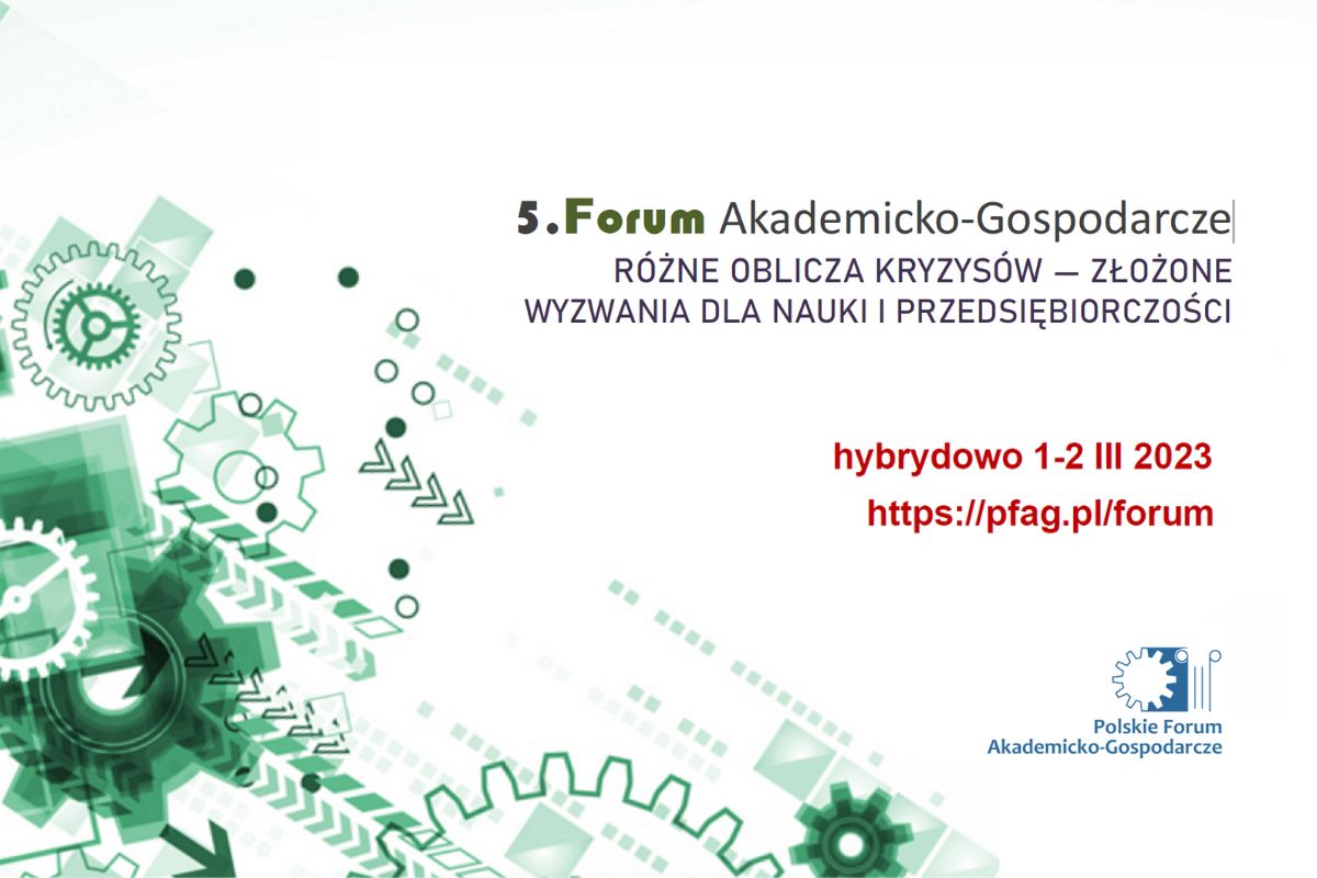 Plakat z napisem informującym o temacie i terminie konferencji