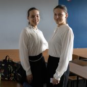Dwie uczennice przed maturą