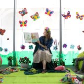 Akcja "Cała Polska czyta dzieciom" w Bibliotece Politechniki Białostockiej, fot. Katarzyna Cichoń