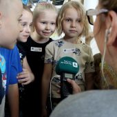Akcja "Cała Polska czyta dzieciom" w Bibliotece Politechniki Białostockiej, fot. Katarzyna Cichoń