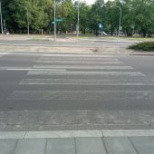 Nieczynne przejście dla pieszych