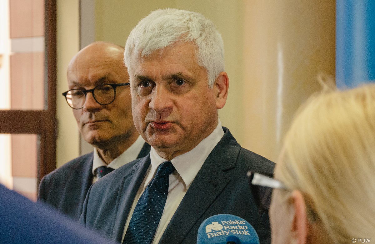 Wojewoda podlaski Bohdan Paszkowski