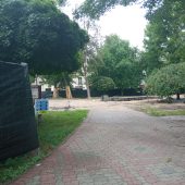 Prace na skwerze im. Pawła Adamowicza
