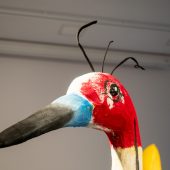 Prace na wystawie.