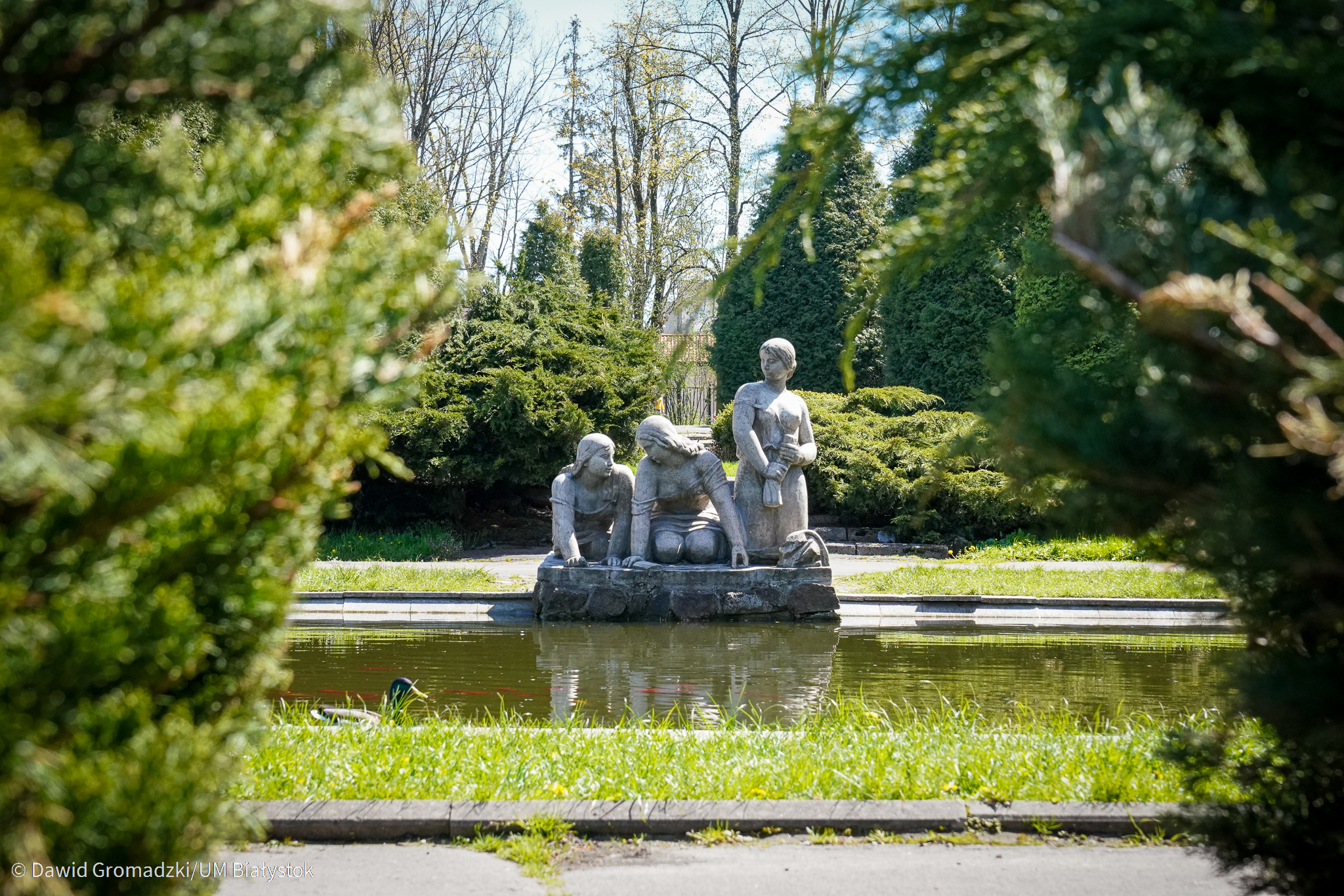 Pomnik Praczek w białostockim Parku Planty