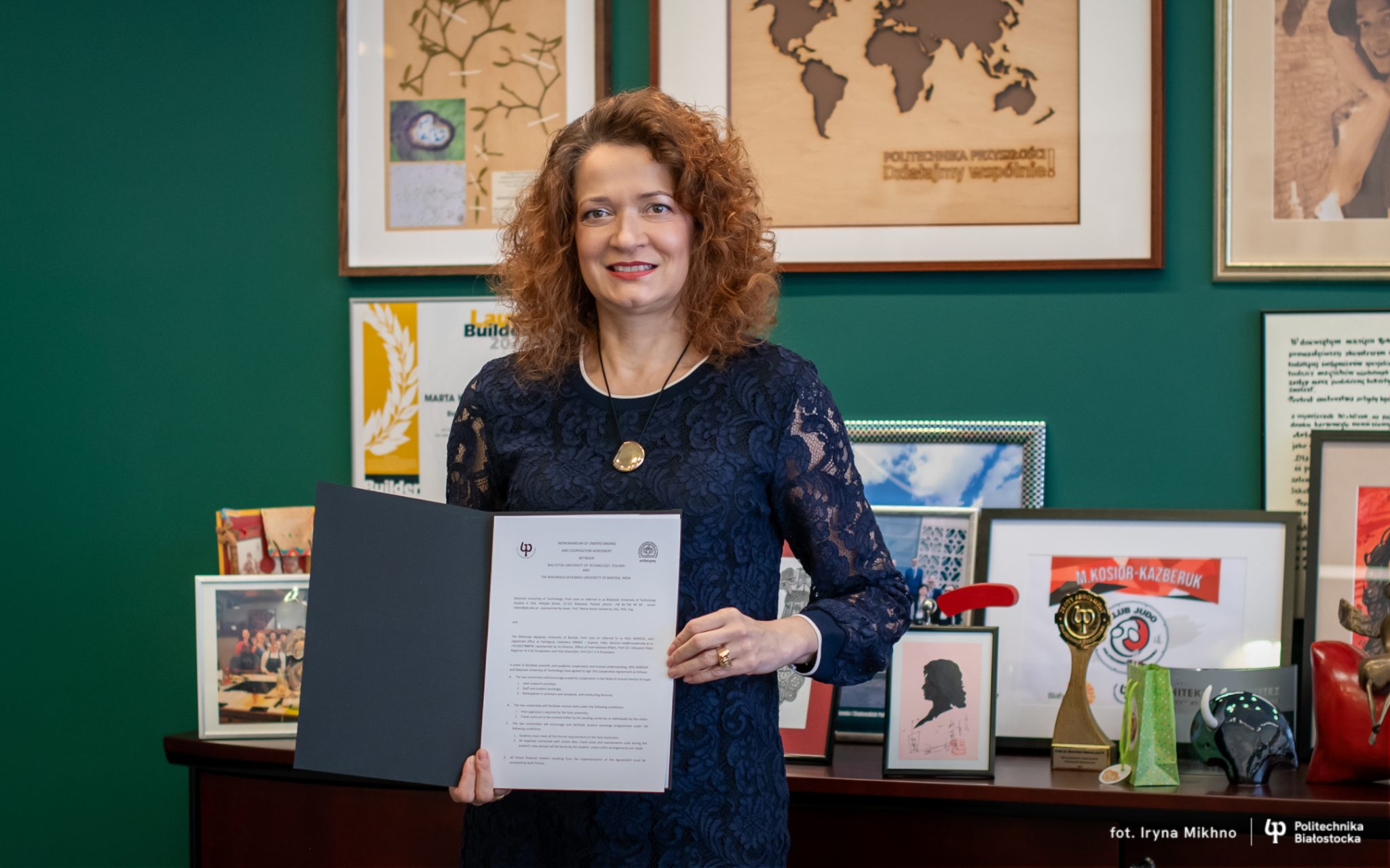 prof. Marta Kosior-Kazberuk, rektor PB