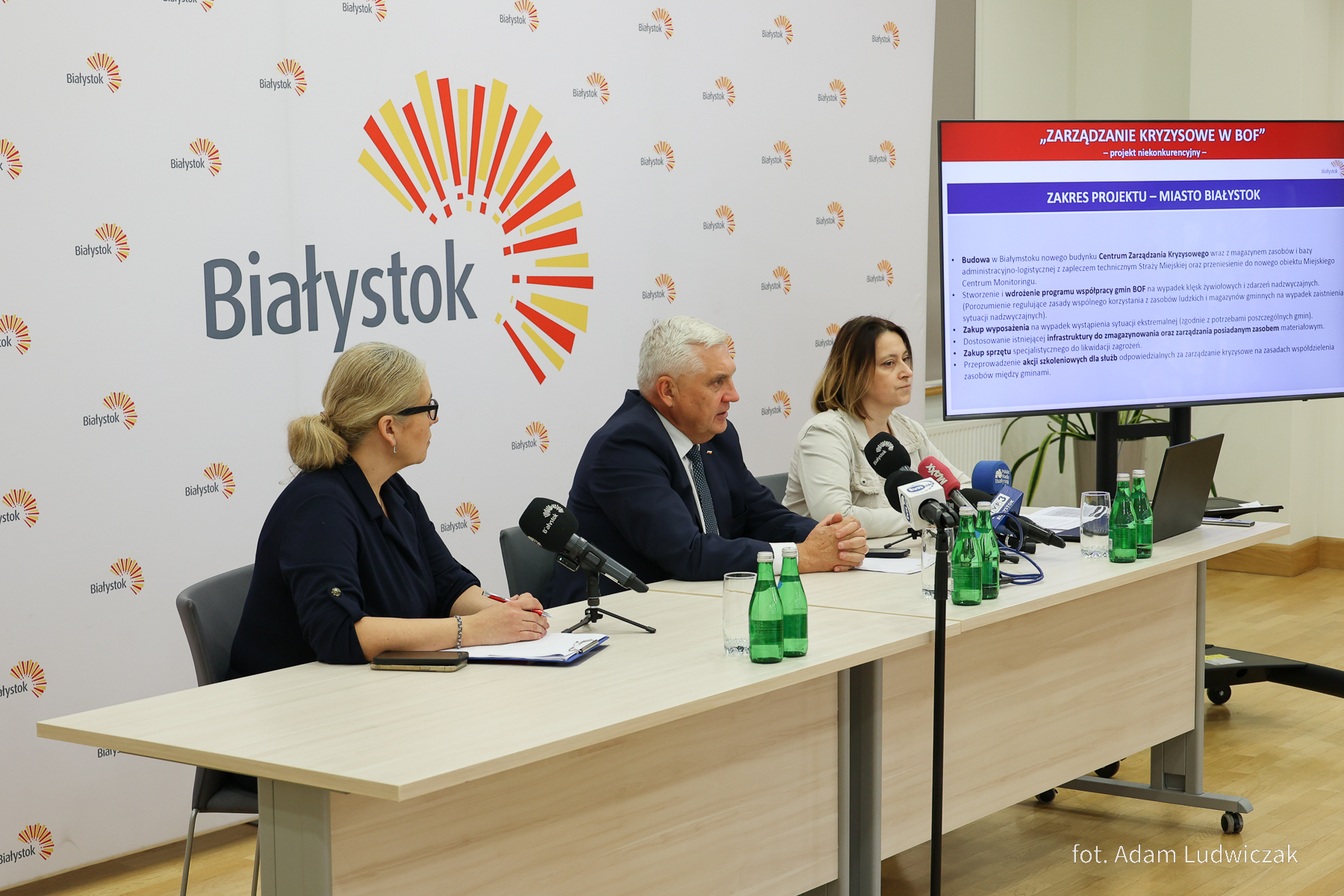 Konferencja prasowa o Centrum Zarządzania Kryzysowego