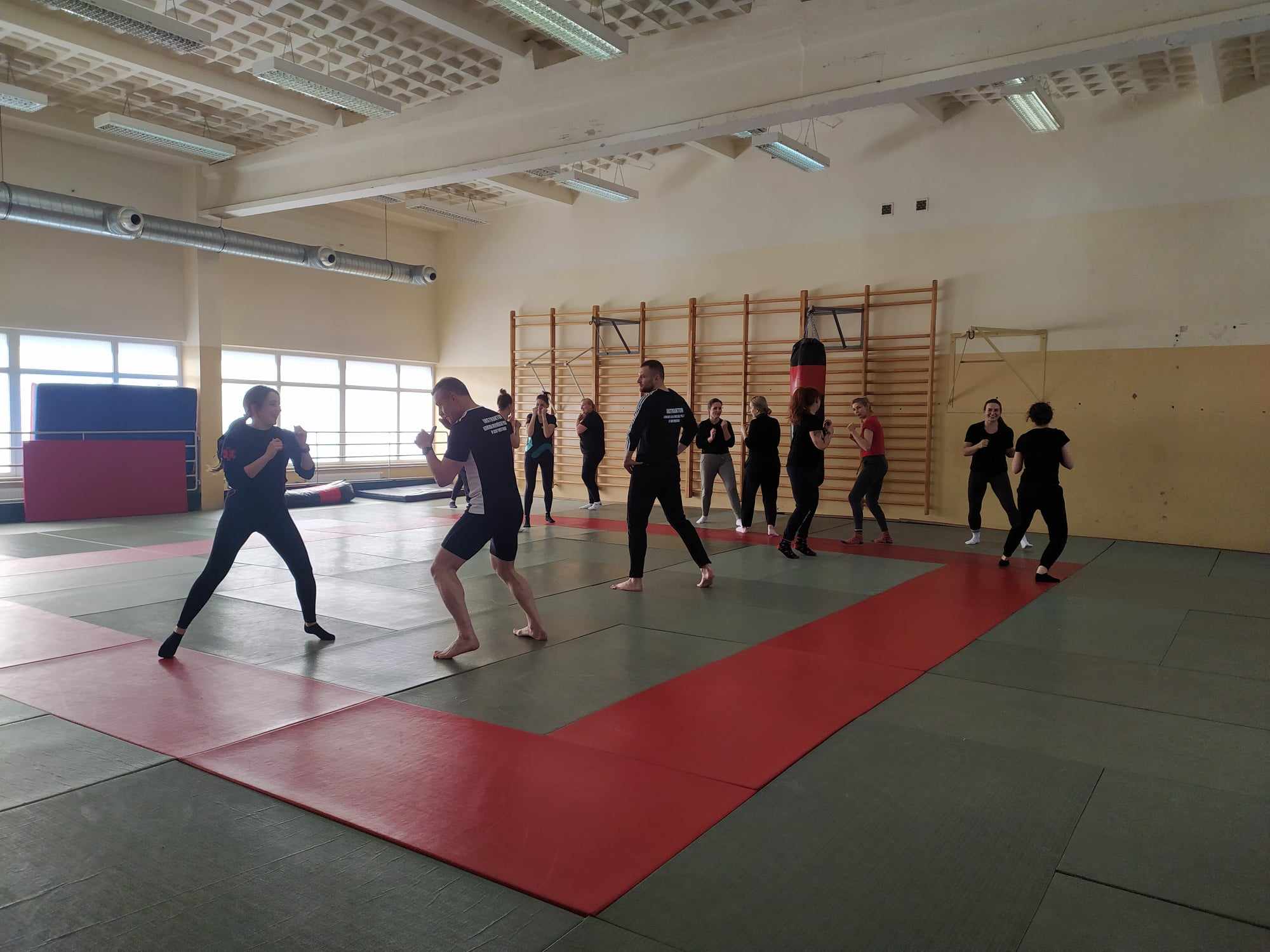 Trening na matach.