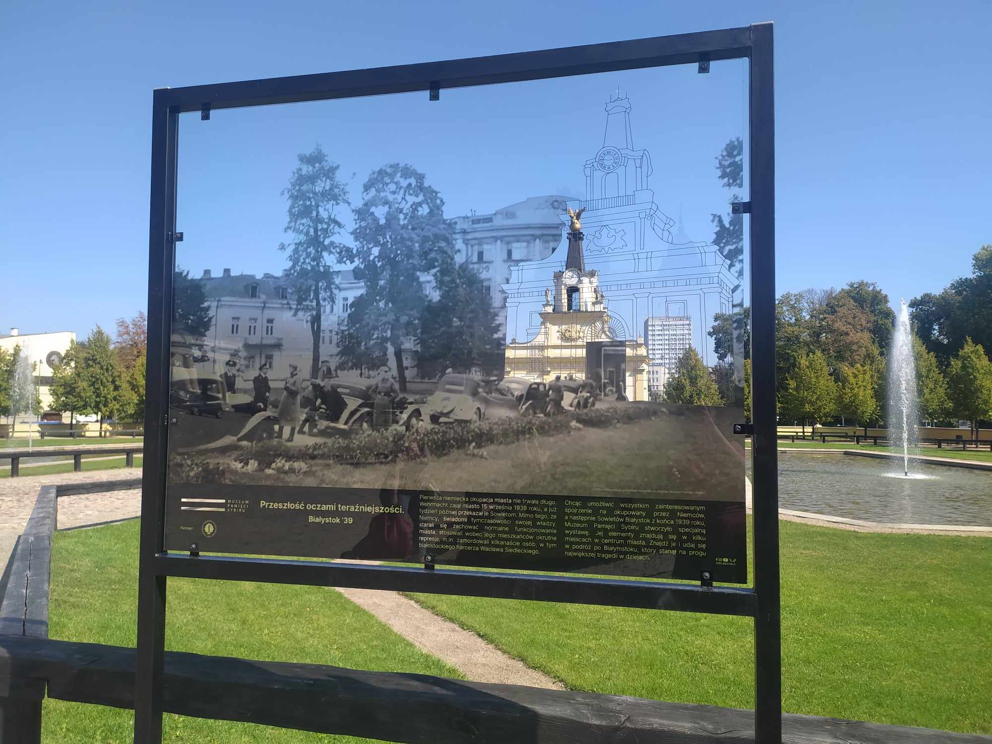 Tablica z graficznym zdjęciem.