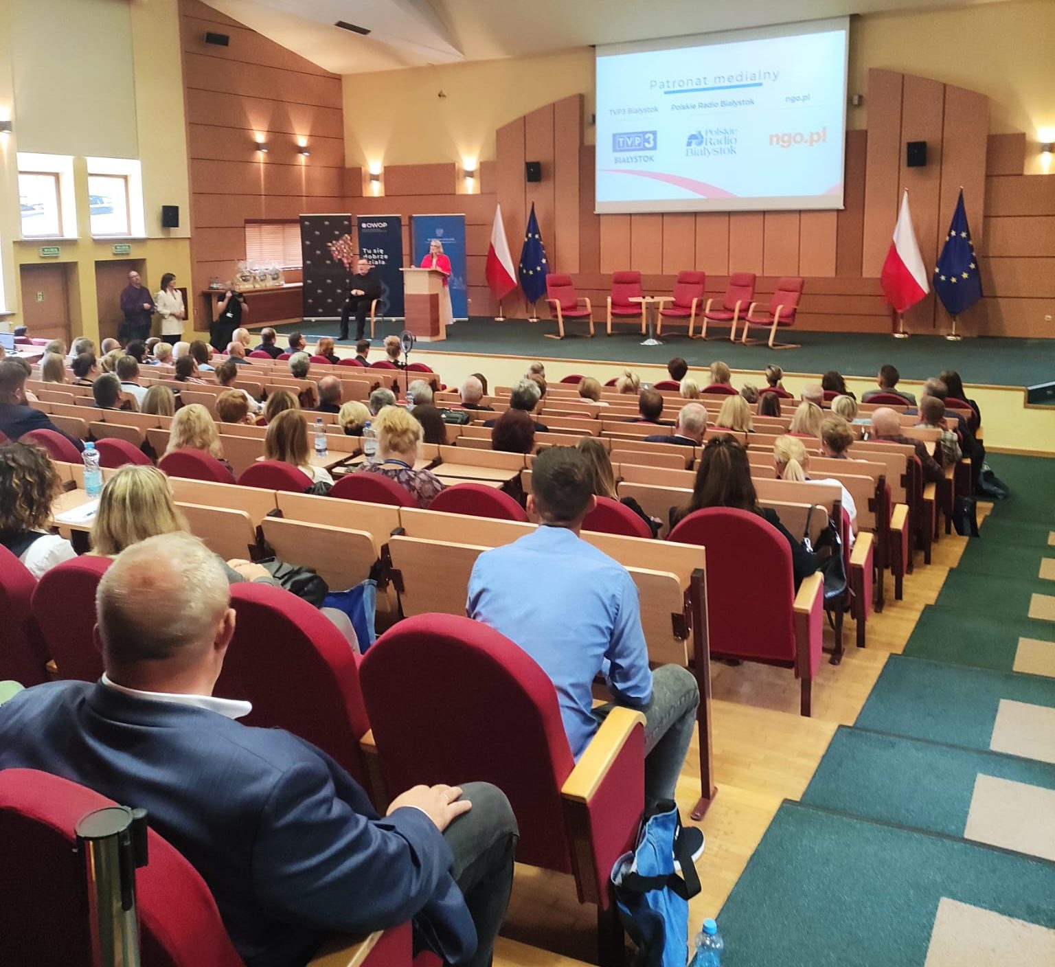Sala konferencyjna urzędu marszałkowskiego.