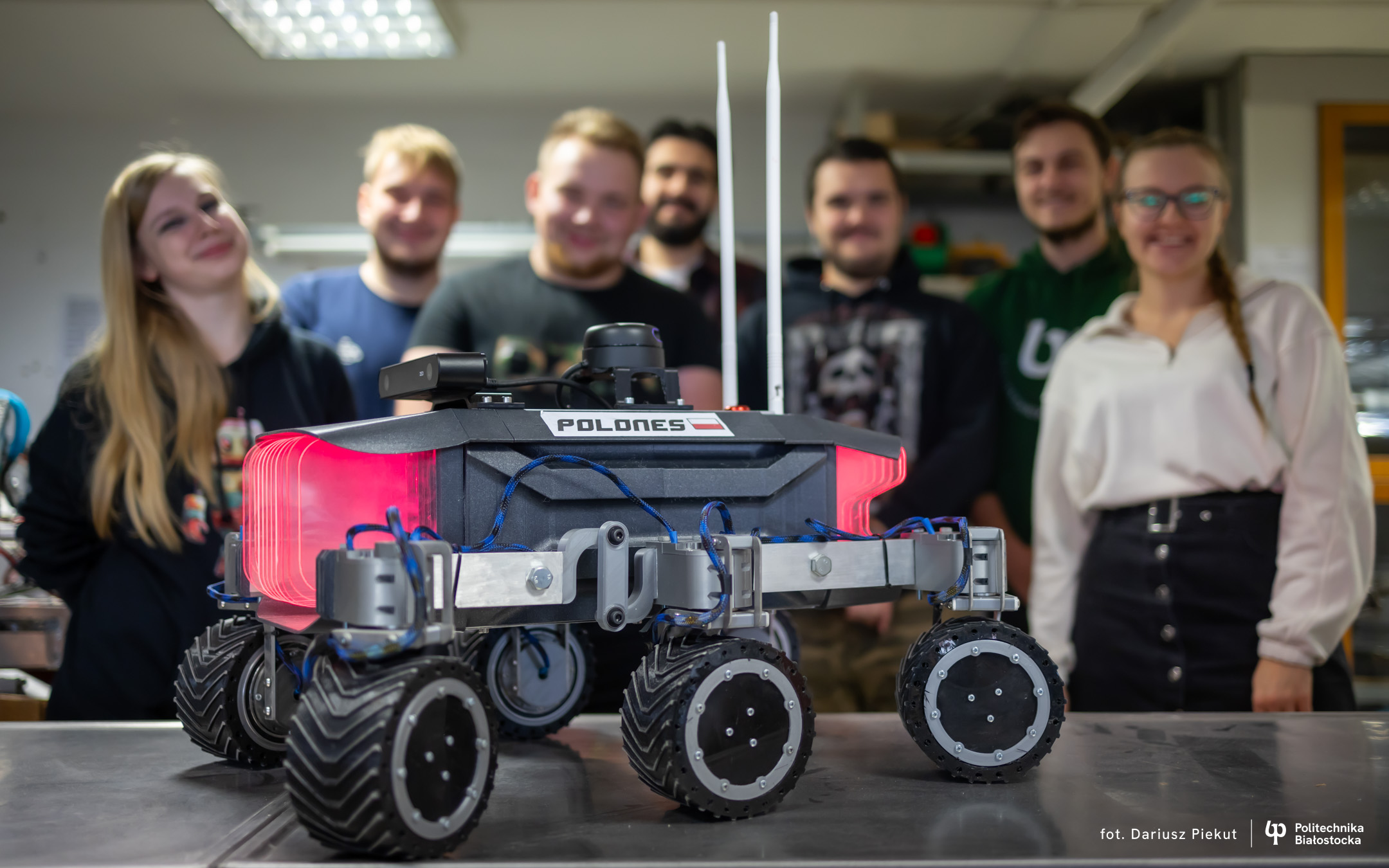 Koło Naukowe Robotyków. Fot.: Dariusz Piekut, PB