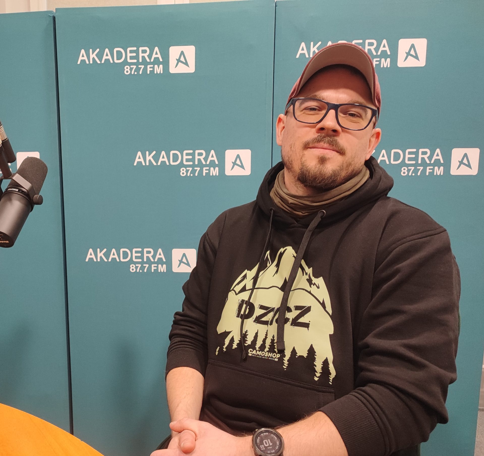 Piotr Tynecki w studio