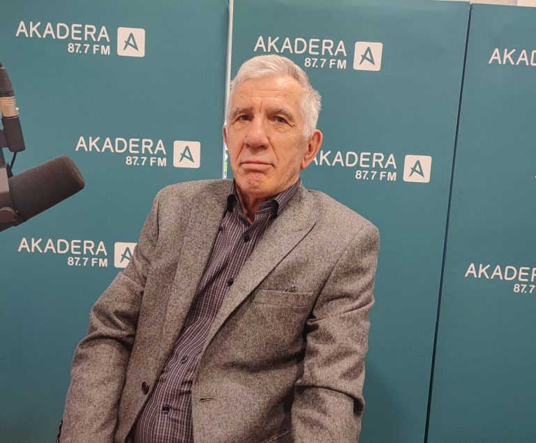 Aleksander Kiryluk w studio Akadera