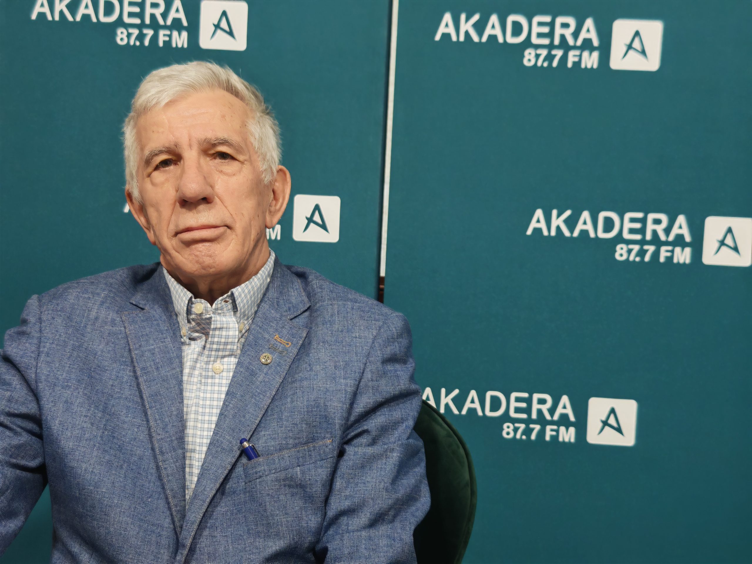 Aleksander Kiryluk w studio Akadera
